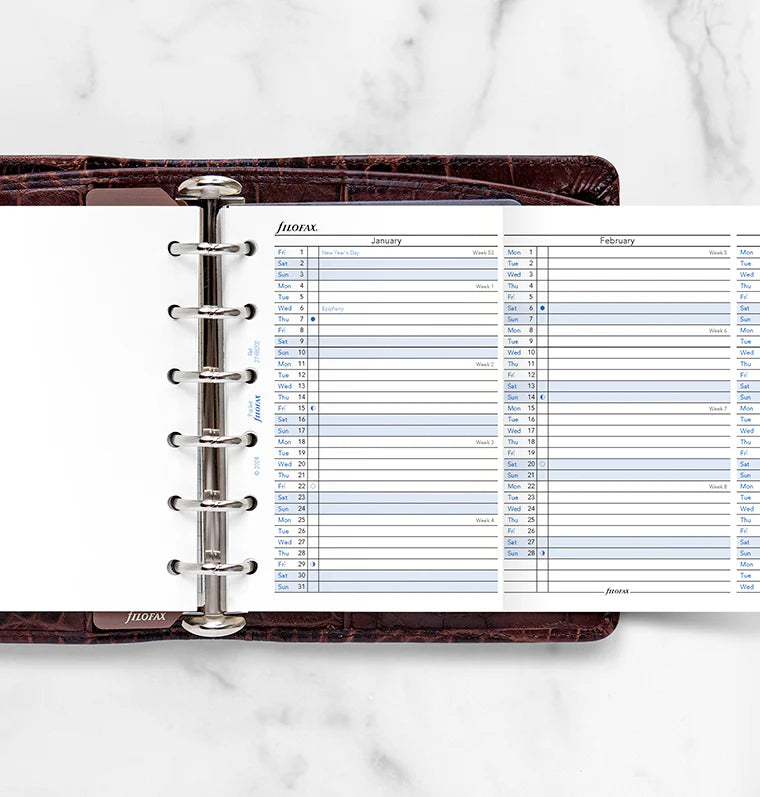 Vertical Year Planner - Pocket 2027 | English