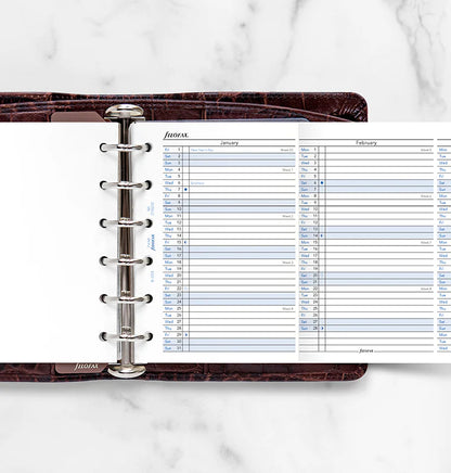 Vertical Year Planner - Pocket 2027 | English
