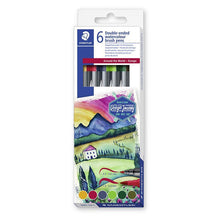 Staedtler watercolour brush pens Europe set of 6