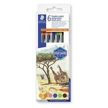 Staedtler watercolour brush pens Africa set of 6