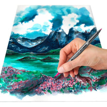Staedtler watercolour brush pens South America colours