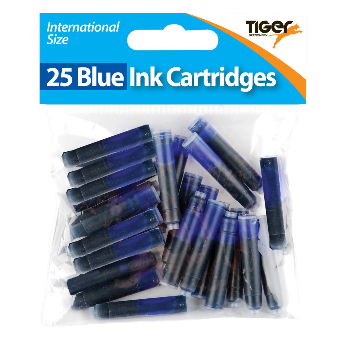 Tiger Blue Ink Cartridges – Bag of 25