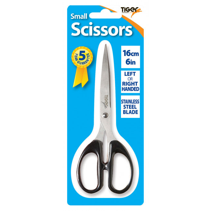 Tiger 16cm Black Stainless Steel Scissors