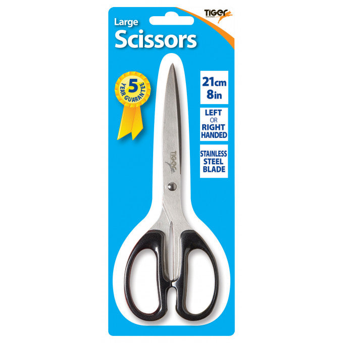 Tiger 21cm Black Stainless Steel Scissors