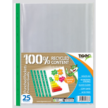 Tiger A4 Premium Punched Pockets – Pack of 25