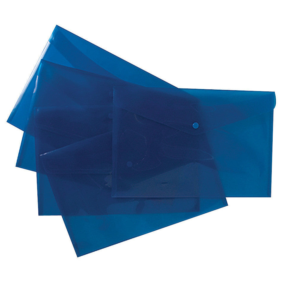Tiger Foolscap Stud Wallet – Blue