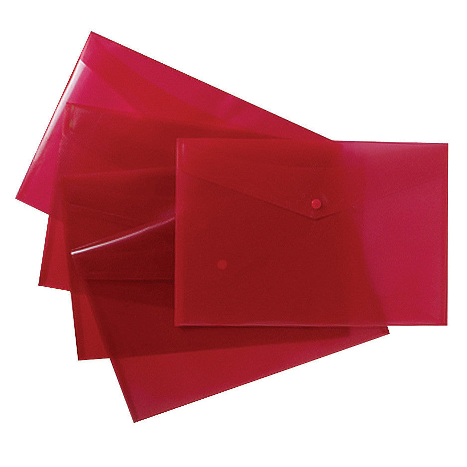 Tiger Foolscap Stud Wallet – Red
