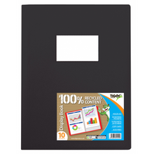 Tiger A4 Flexi Display Book – 10 Pockets, Assorted Colours