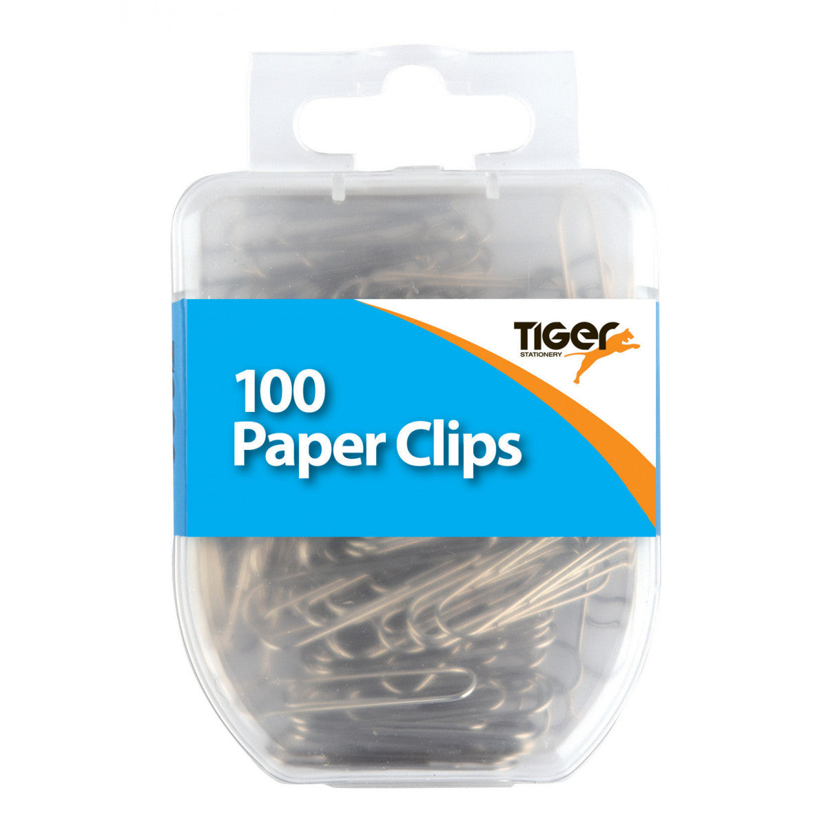 Tiger Steel Paper Clips 33mm – Box of 100