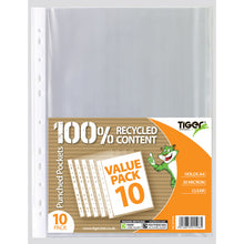 Tiger A4 Punched Pockets – Pack of 10, Value Range
