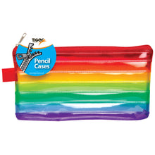 Tiger Rainbow Flat Pencil Case – Small
