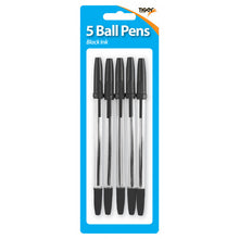 Tiger Black Ballpoint Pens – Pack of 5