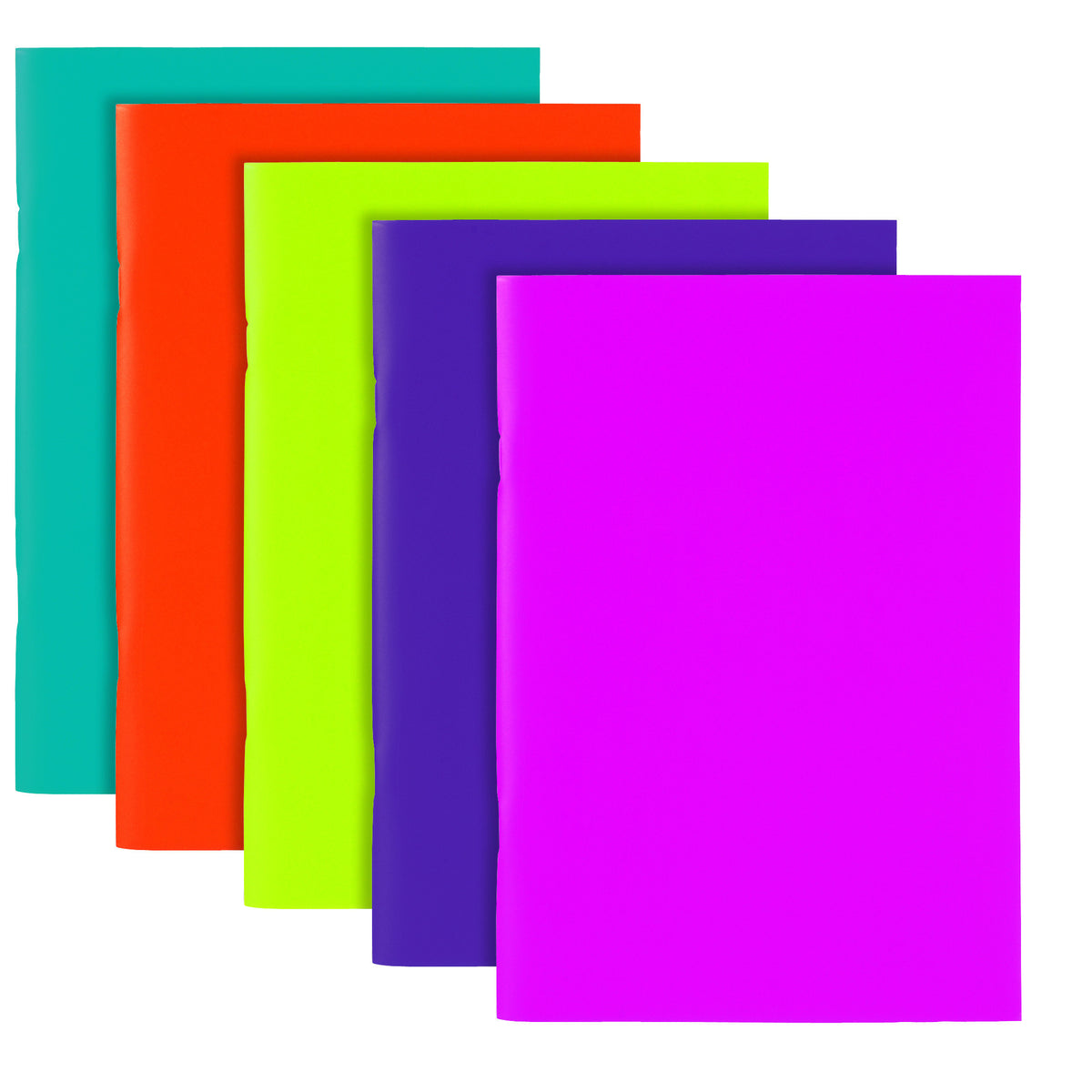 Tiger A5 Bright Notebook – 40 Sheets, Assorted Colours