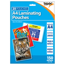 Tiger A4 Laminating Pouches – Pack of 25