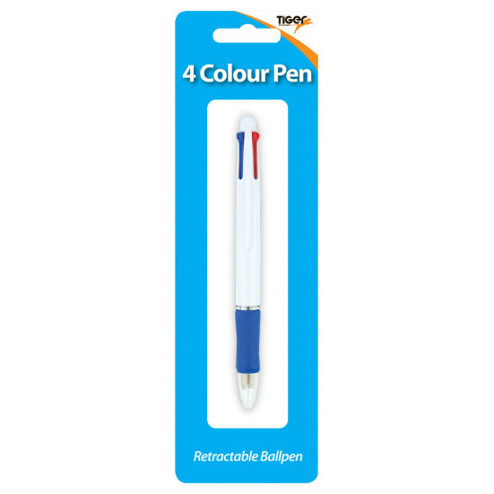 Tiger 4-Colour Retractable Click Ballpoint Pen