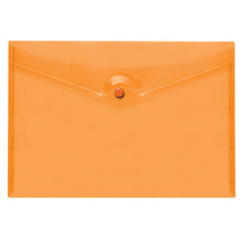 Tiger Foolscap Plastic Stud Wallet – Orange