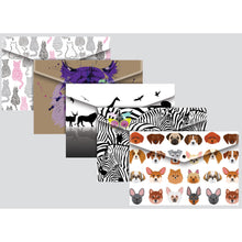 Tiger A4+ Plastic Stud Wallets – Animal Designs, Assorted