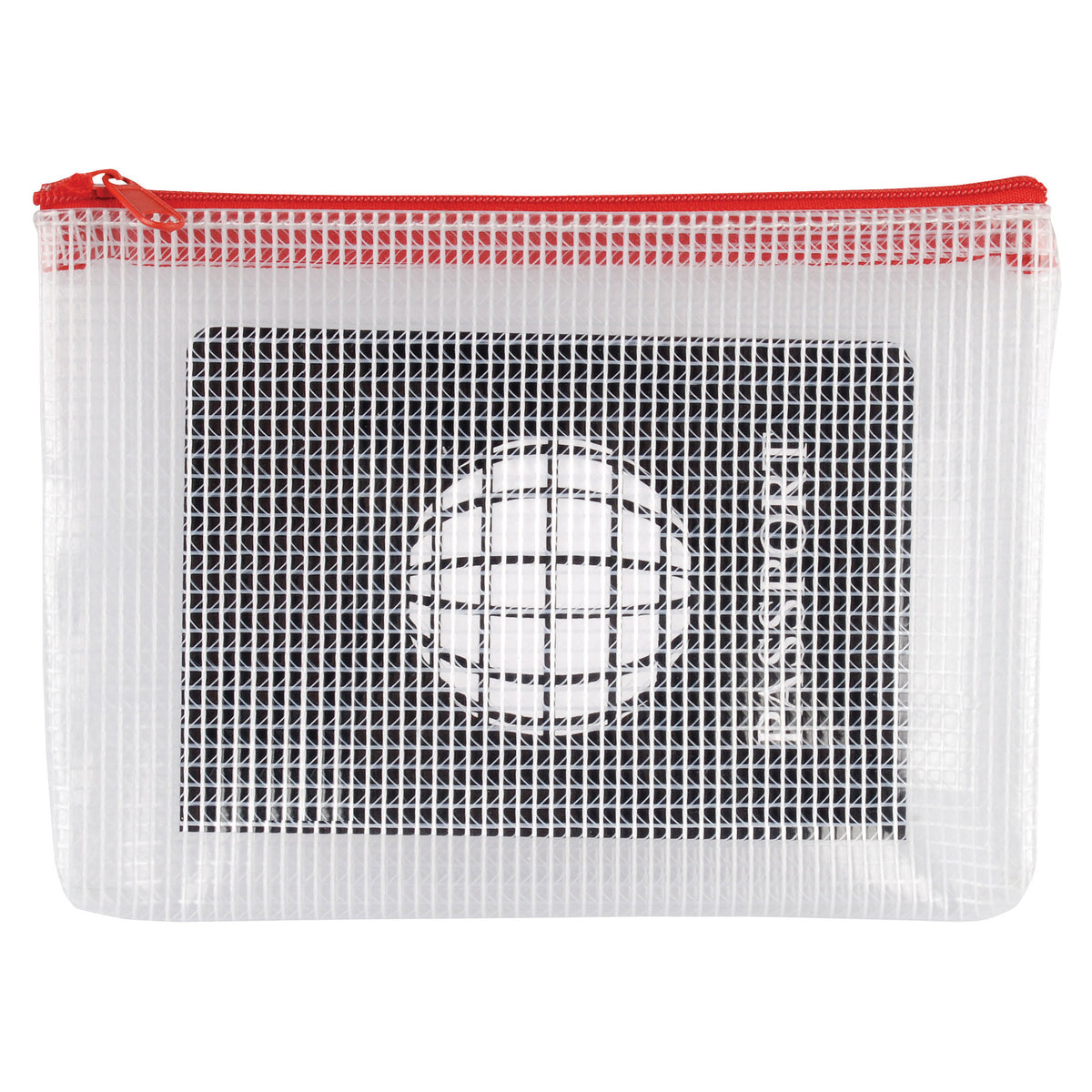 Tiger A6 Passport Tuff Bag – Clear, Assorted Colour Zips