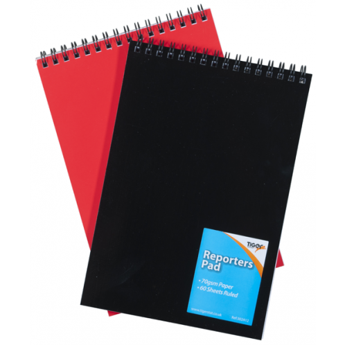 Tiger Reporter Pad – 60 Ruled Sheets