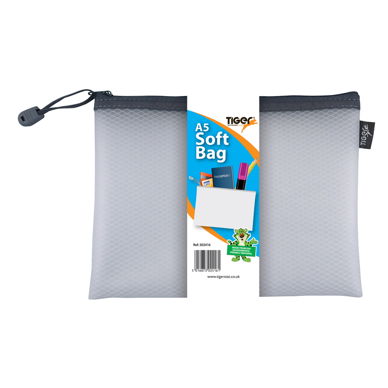 Tiger A5 Soft Zip Bag – White