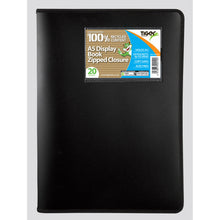 Tiger A5 Zipped Display Book – 20 Pockets, 40 Views