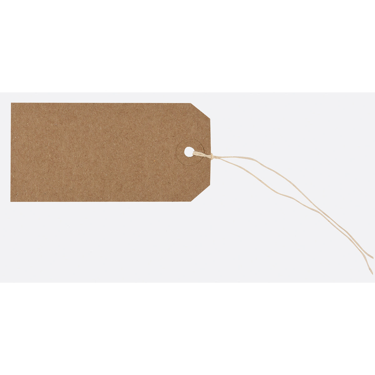 Tiger Buff Strung Tags 96 x 48mm – Box of 1000