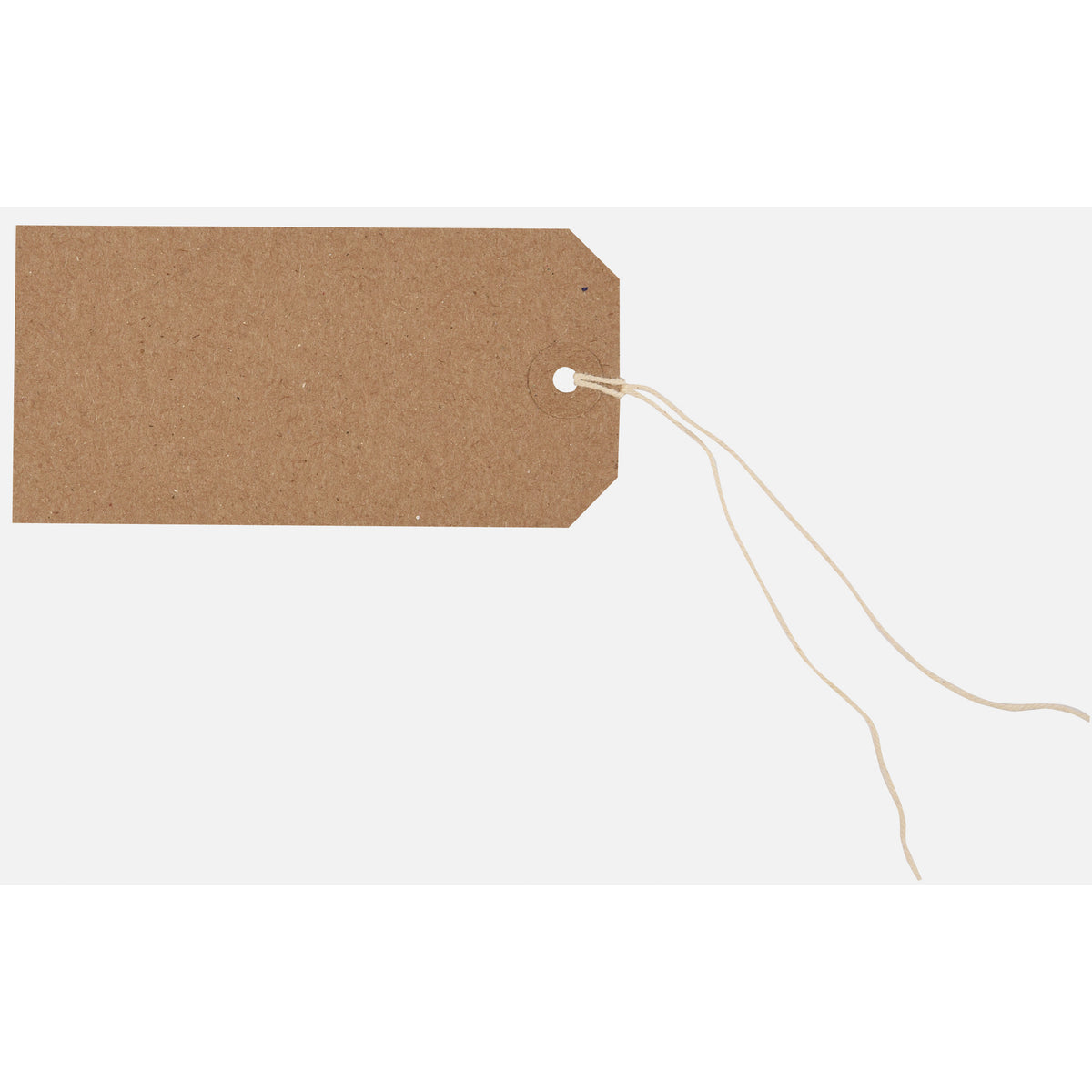 Tiger Buff Strung Tags 108 x 54mm – Box of 1000
