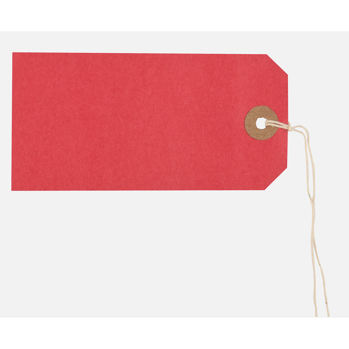 Tiger Red Strung Tags 120 x 60mm – Box of 250