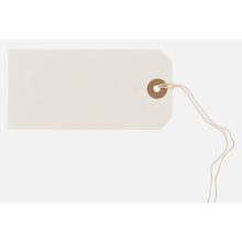 Tiger White Strung Tags 120 x 60mm – Box of 250