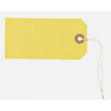 Tiger Yellow Strung Tags 120 x 60mm – Box of 250