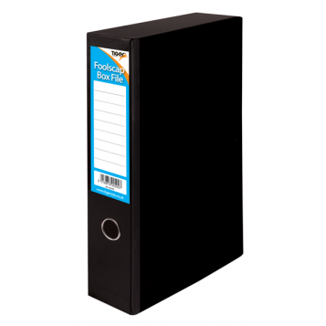 Tiger A4 Foolscap Box File – Black