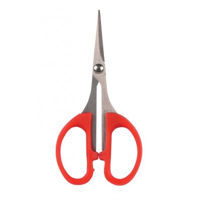 Tiger Decoupage Craft Scissors – Red Handle, 10cm with Cover