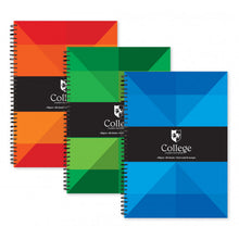 Tiger College Range A4 Twin-Wire Notebook – 80 Sheets, Feint Ruled, Soft Touch