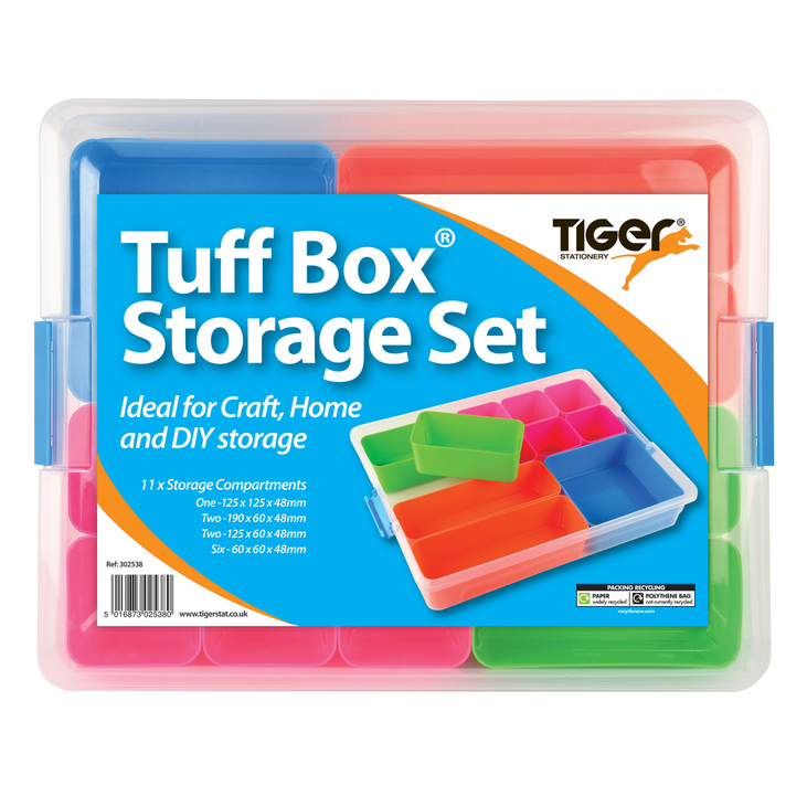 Tiger Tuff Box 13-Piece Storage Set