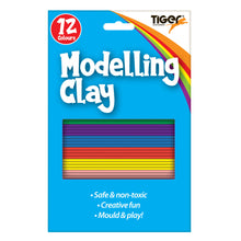 Tiger Non-Toxic Modelling Clay – 12 Assorted Colours