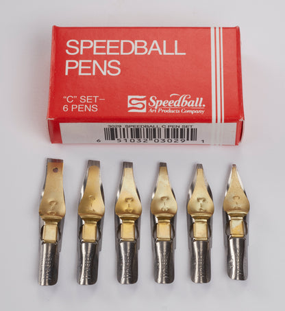 Speedball C-Style Lettering Nib Set (3029)