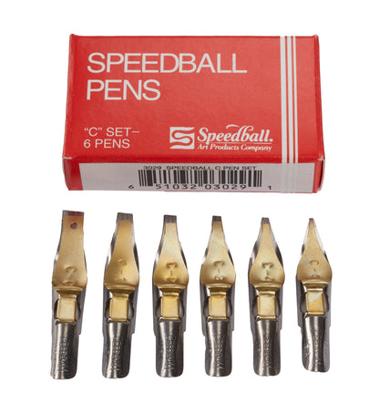Speedball C-Style Lettering Nib Set (3029)