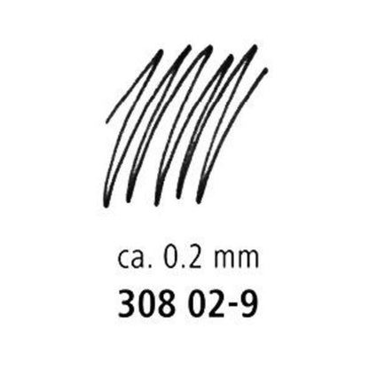 Staedtler pigment liner 308, 0.2 mm black