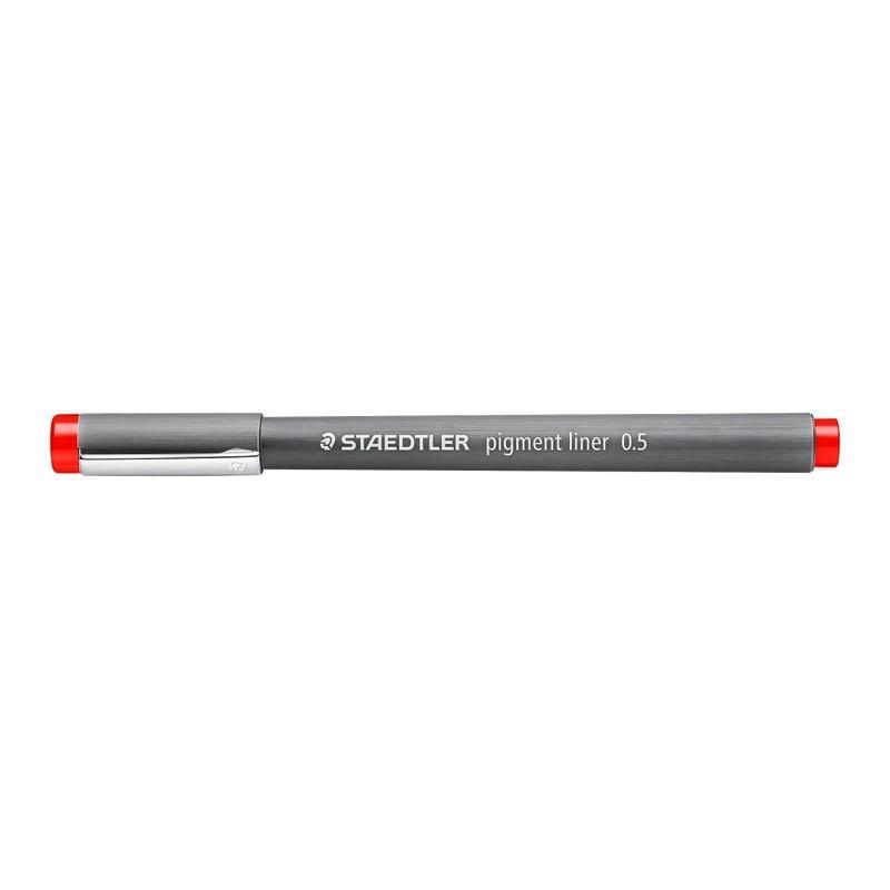 Staedtler pigment liner 308, 0.5 mm red