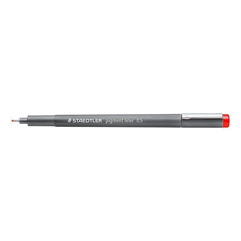 Staedtler pigment liner 308, 0.5 mm red