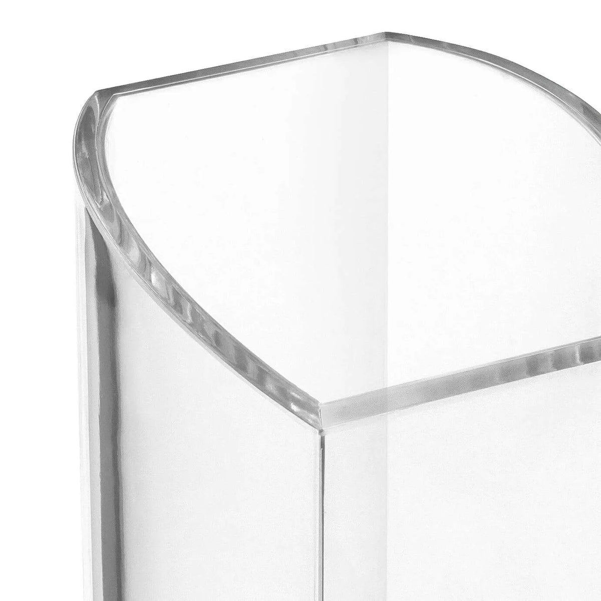 Clear Acrylic Curved Pen Pot | 3090