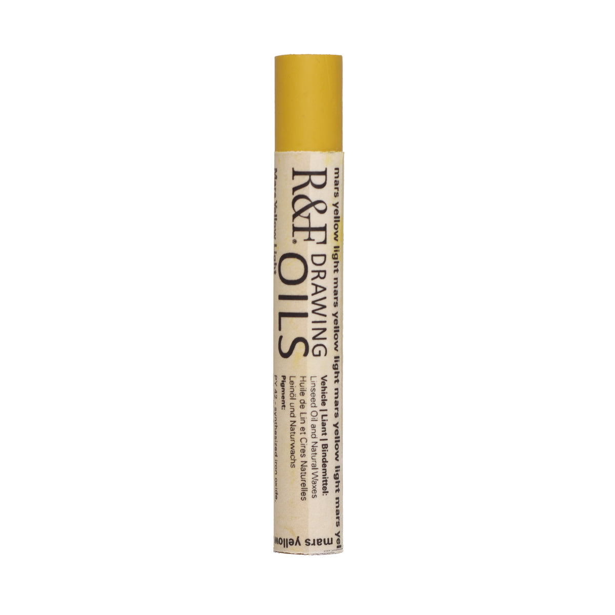 R&F Drawing Oil 12ml – Mars Yellow Light