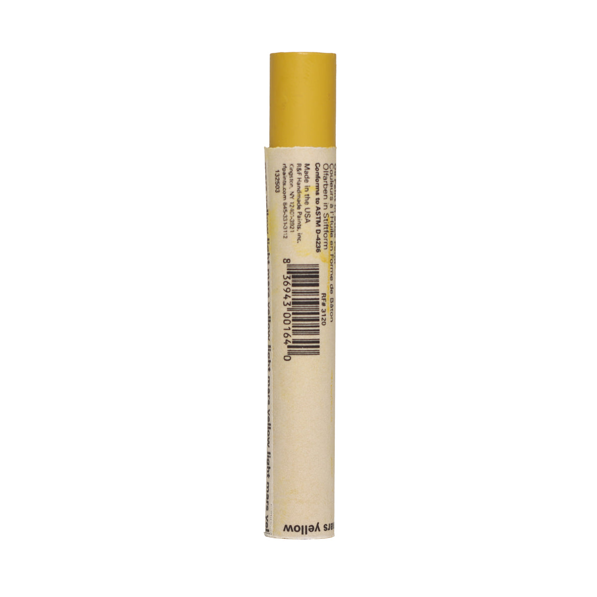 R&F Drawing Oil 12ml – Mars Yellow Light