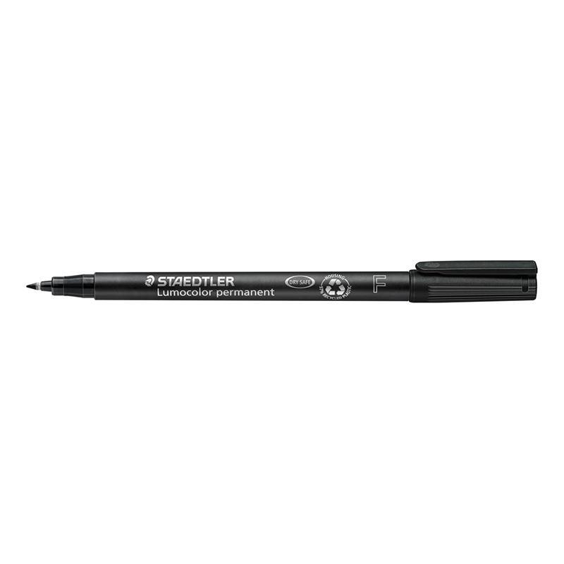 Staedtler Lumocolor permanent pen 318 F in black