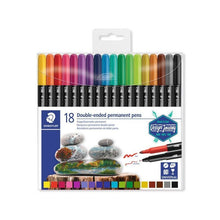 Staedtler double-ended permanent pens box of 18