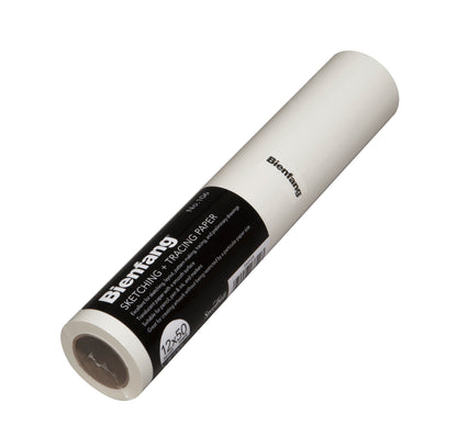 Bienfang #106 Sketching & Tracing Paper Roll 29gsm, White – 12in x 50yd (30.5cm x 45.7m)