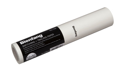 Bienfang #106 Sketching & Tracing Paper Roll 29gsm, White – 12in x 50yd (30.5cm x 45.7m)