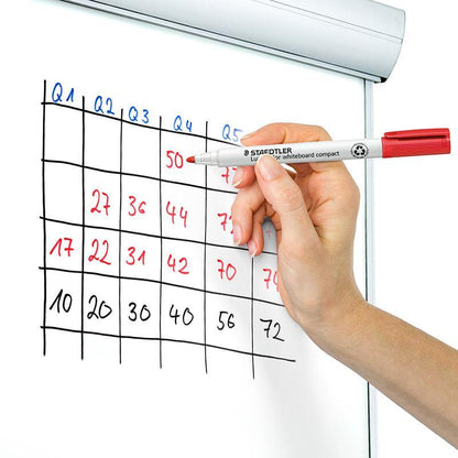 Staedtler Lumocolor compact whiteboard marker 341 in red