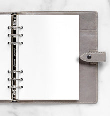 Filofax A5 White Plain Notepaper Refill – 25 Sheets