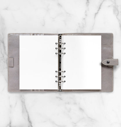 Filofax A5 White Plain Notepaper Refill – 25 Sheets